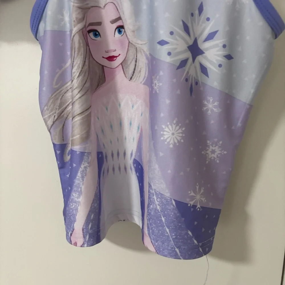 Disney frozen II Elsa Purple blue Ruffle Tankini Swim Set 6X